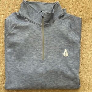 Men's Lightweight Blue 1/4 Zip Up